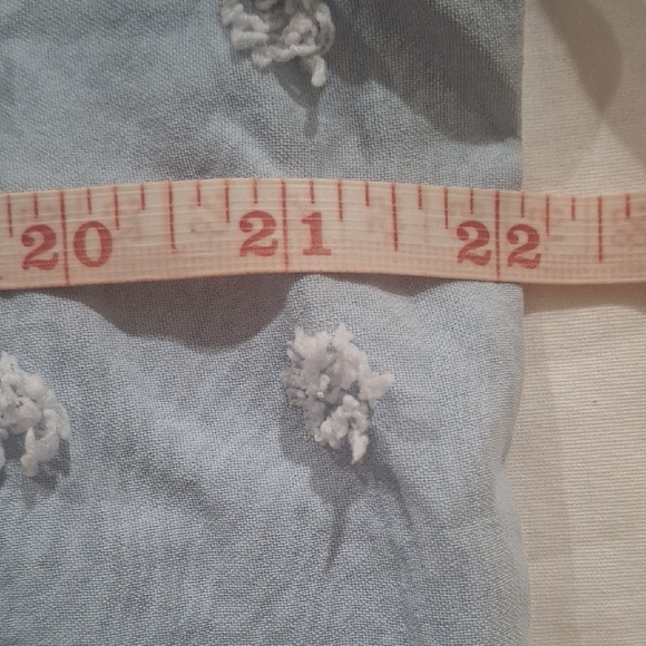 Merokeety Wome's Elegant Light Blue Blouse with Textured Design Size L - Picture 8 of 9